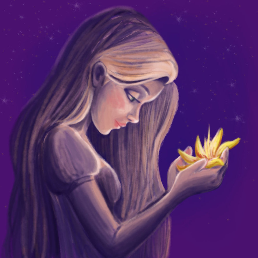 894x894 Rapunzel Painting By Bambi Killer - Disney Rapunzel Painting