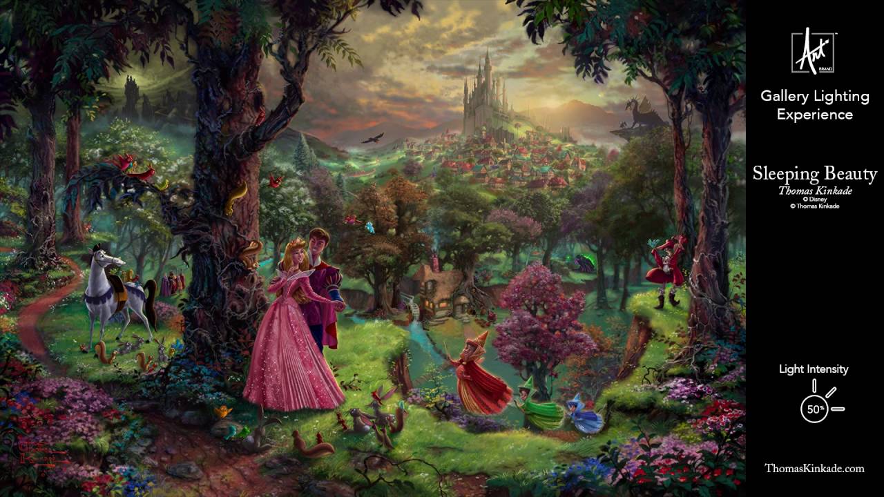 1280x720 Disney Sleeping Beauty - Disney Sleeping Beauty Painting