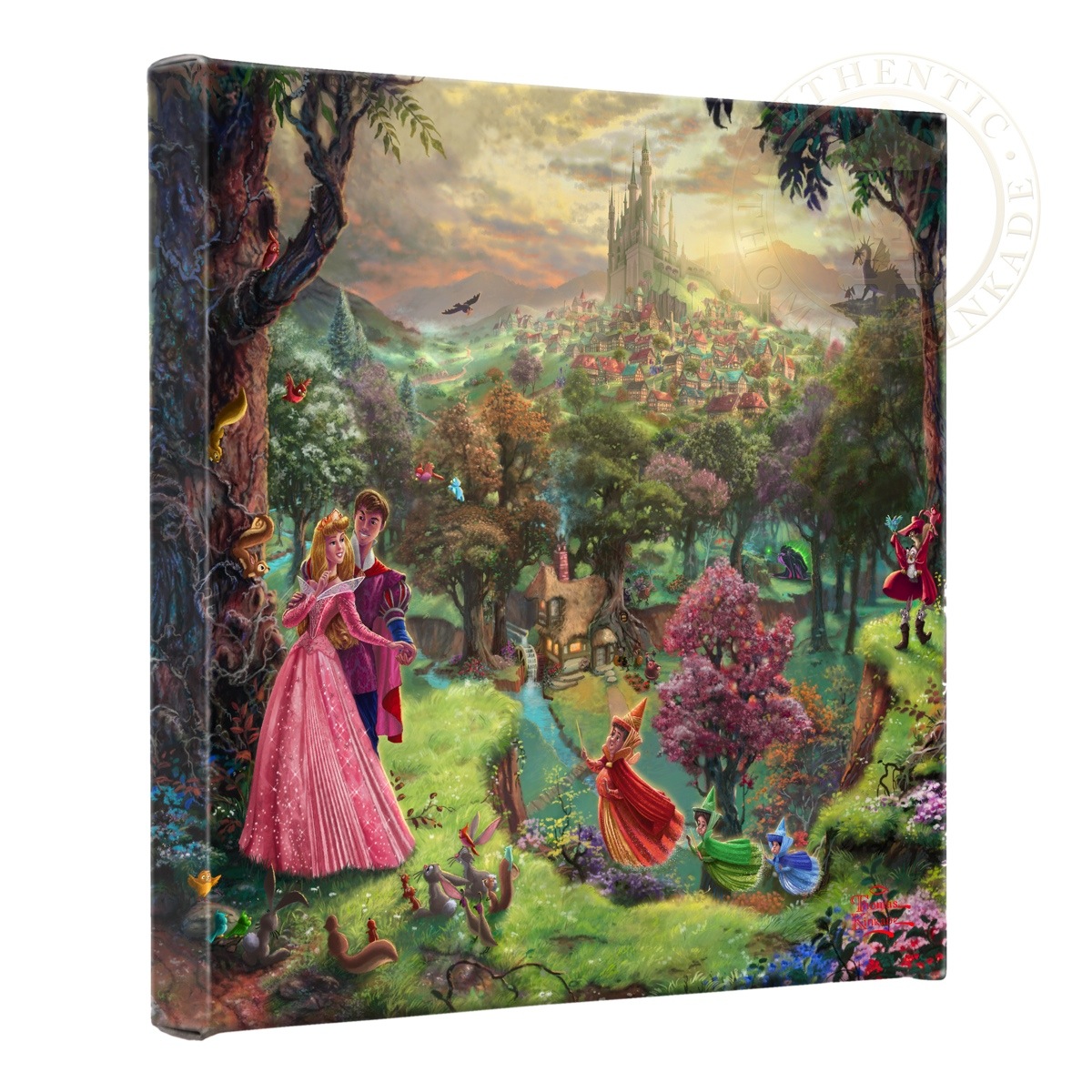 1200x1200 Sleeping Beauty X Gallery Wrapped Canvas The Thomas - Disney Sleeping Beauty Painting