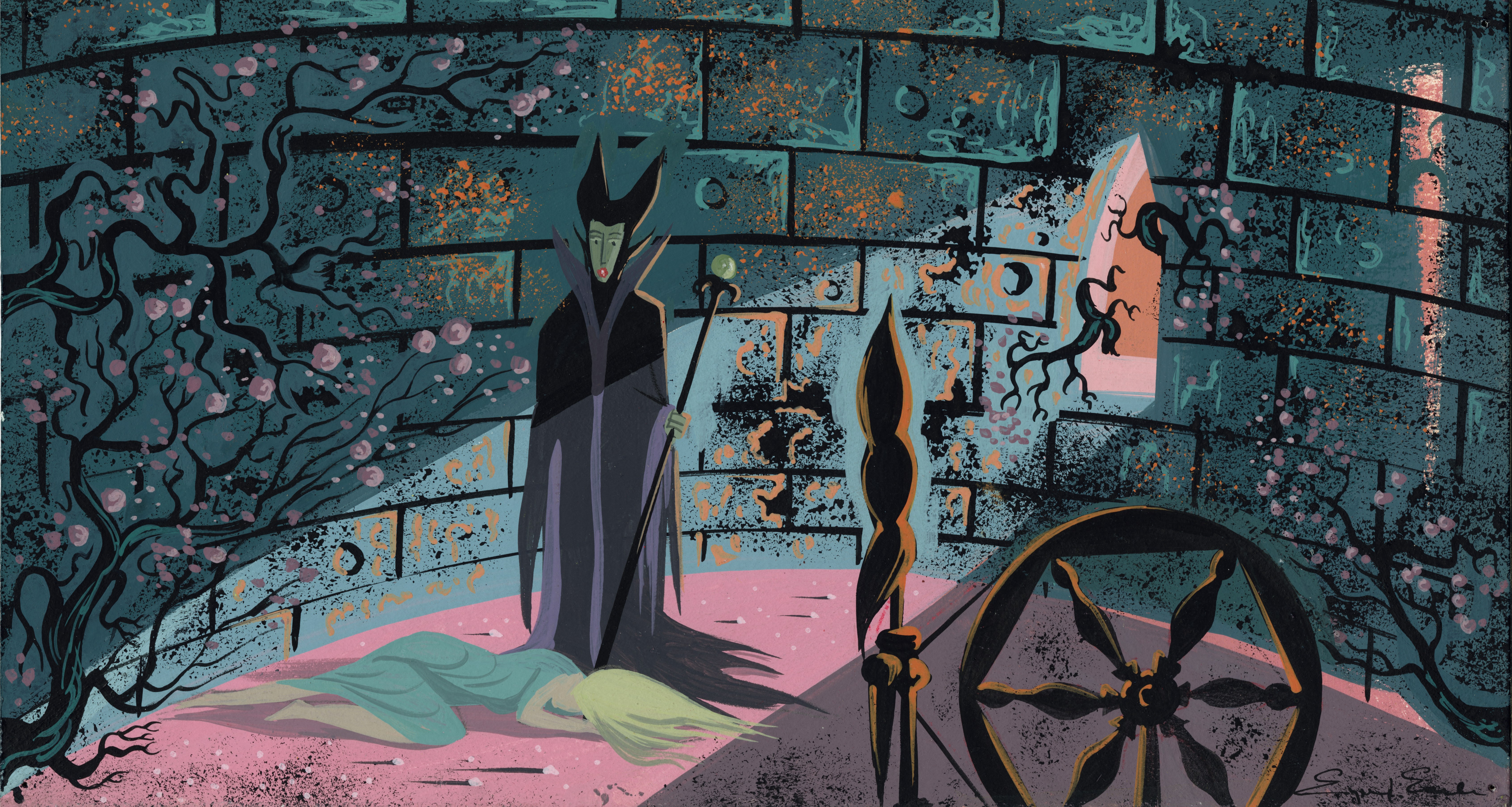 6770x3613 This Artist Made Disney's Enchanting And Nearly - Disney Sleeping Beauty Painting