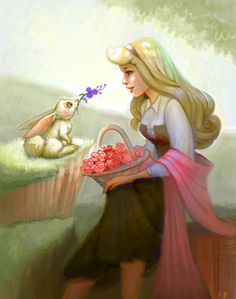 795x1005 Art Tangled Disney Fanart Repunzel The Little Mermaid Ariel - Disney Sleeping Beauty Painting