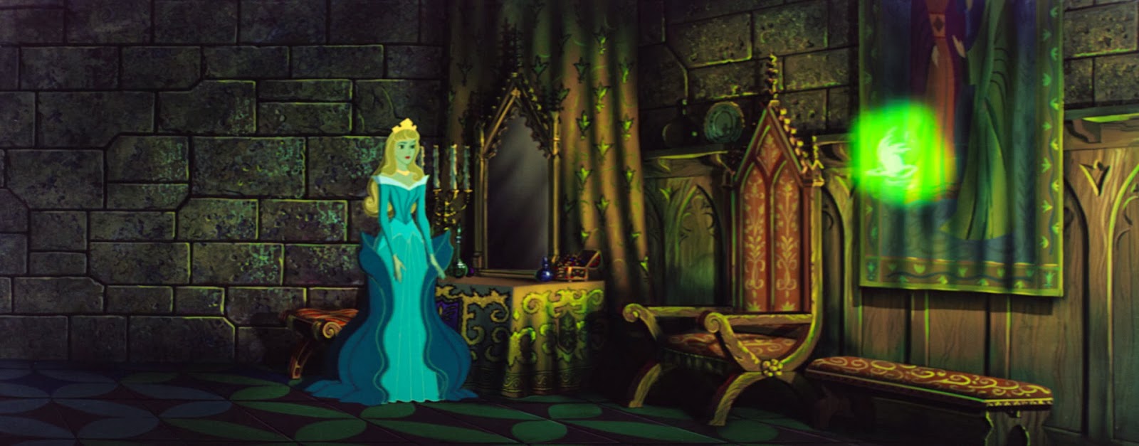 1600x627 Art In Disney Sleeping Beauty - Disney Sleeping Beauty Painting