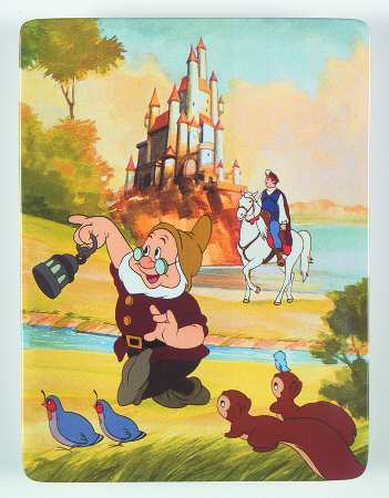 351x450 Bradford Exchange, Disney's Snow White Amp The Seven Dwarfs - Disney Snow White Painting