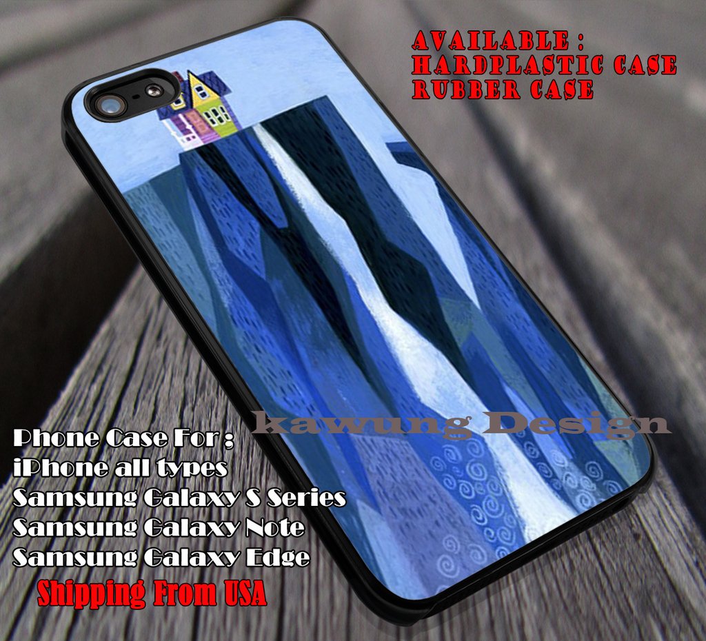 1024x930 House On Waterfall Disney Up Waterfall Art Painting Pixar - Disney Up Painting