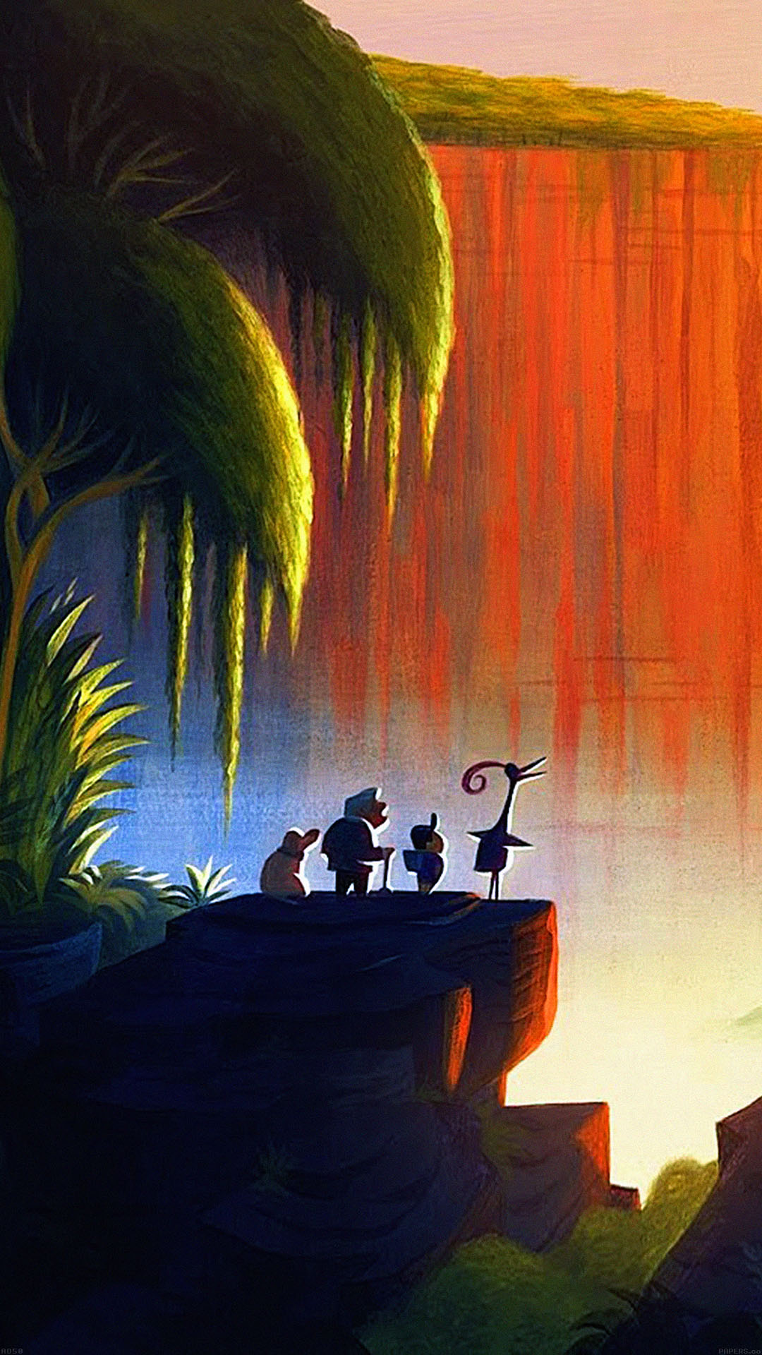 1080x1920 I Love Papers Ad50 Up Art Disney Illust - Disney Up Painting