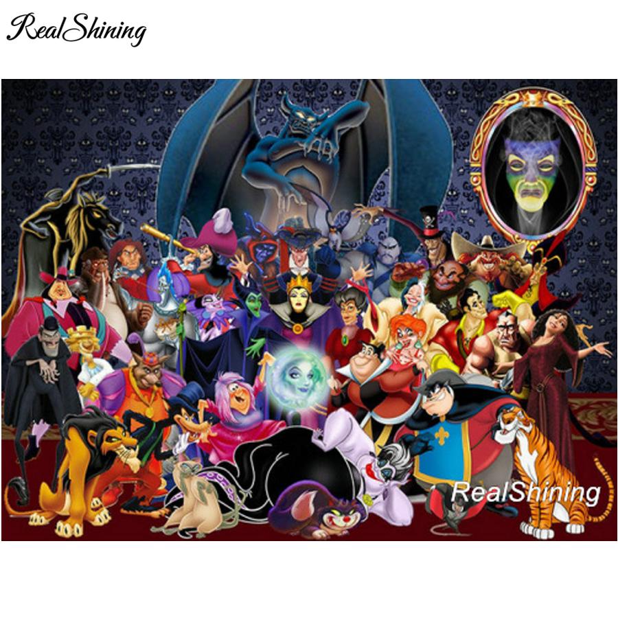 900x900 5d Diamond Painting Disney Villains Bonanza Marketplace - Disney Villains Painting