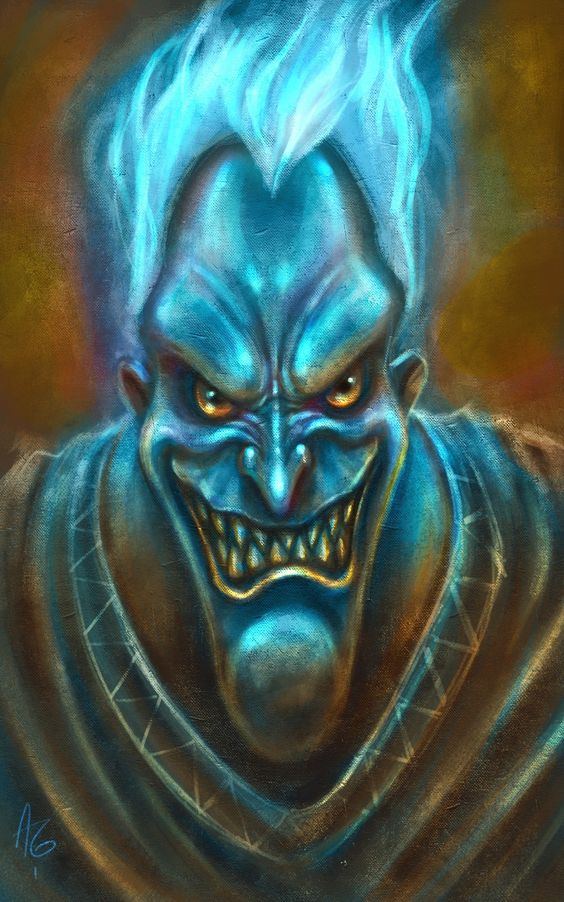 564x902 Endearing And Daring Disney Villains' Art - Disney Villains Painting