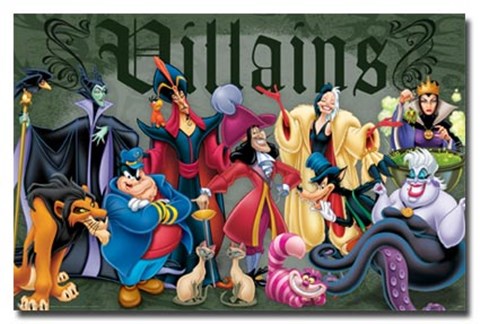480x324 Disney - Disney Villains Painting