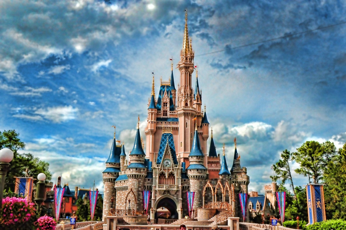 1204x800 Cinderella's Castle Walt Disney World - Disney World Castle Painting