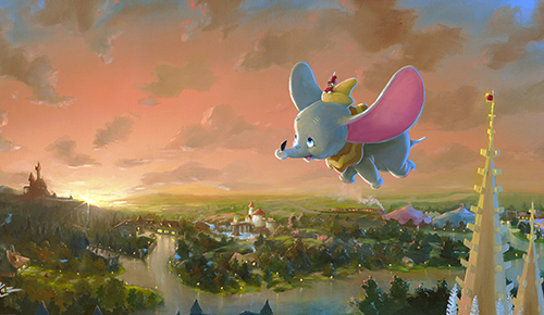 500x290 New Disney Fine Art Debuts - Disney World Painting