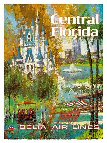 366x488 Central Florida - Disney World Painting