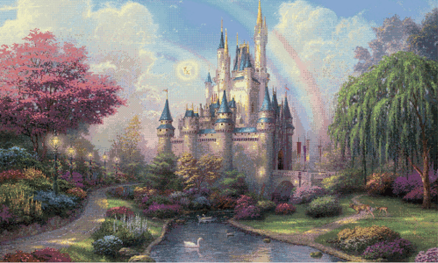 900x540 Cinderella Castle Main Street, U.s.a. Jigsaw Puzzles Painting Walt - Disney World Painting
