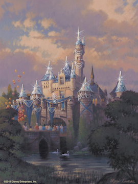 270x360 Disneyland Resort Diamond Celebration To Begin May 22 With New - Disneyland Castle Painting