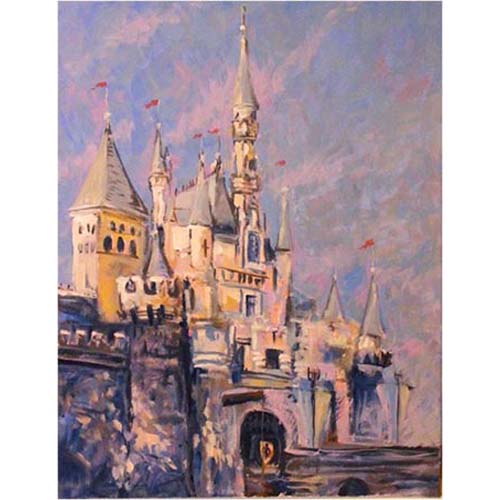 500x500 Your Wdw Store - Disneyland Castle Painting