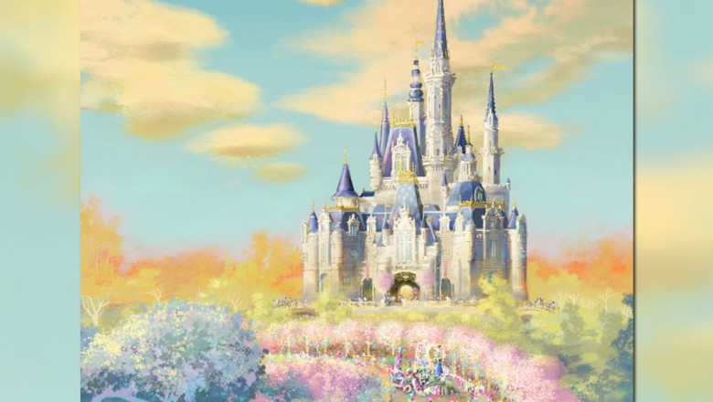 780x440 D23's Ultimate Countdown To Shanghai Disney Resort Fantasyland - Disneyland Castle Painting