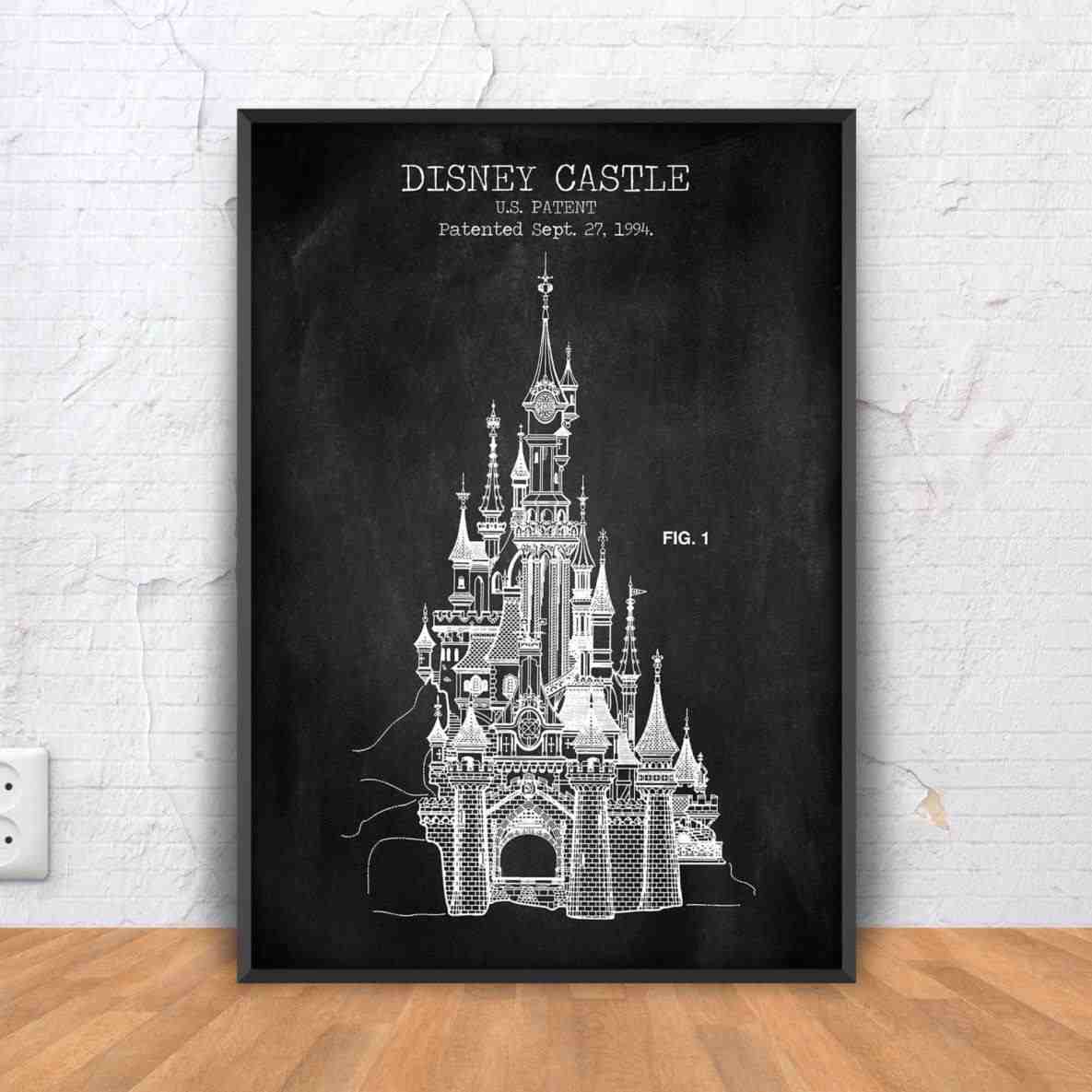 1185x1185 Disney Castle Painting Easy Is Out There Canvas U - Disneyland Castle Painting