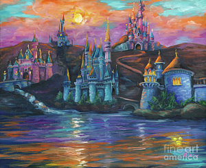 300x244 Disneyland Paintings Fine Art America - Disneyland Painting