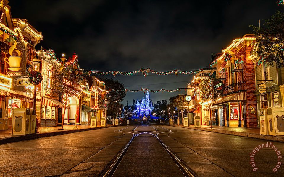 960x600 Collection Disneyland Resort Painting - Disneyland Painting