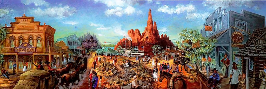 1024x344 Disney Legend, Painter And Imagineer Frank Armitage Passed - Disneyland Painting