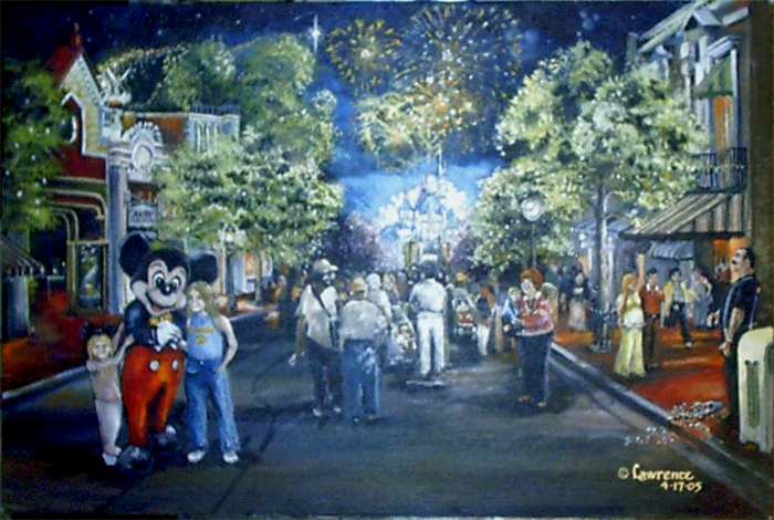 700x470 Disneyland Art - Disneyland Painting