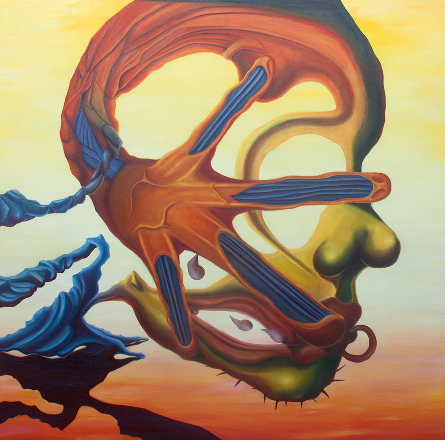 898x889 Distortion By Nartikarts - Distortion Painting