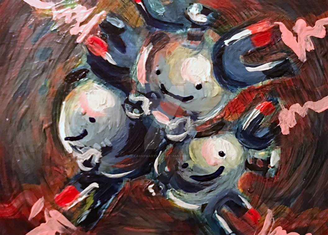 1056x757 Ditto Magneton Atc (For Sale!) By Cassowaryroom - Ditto Painting