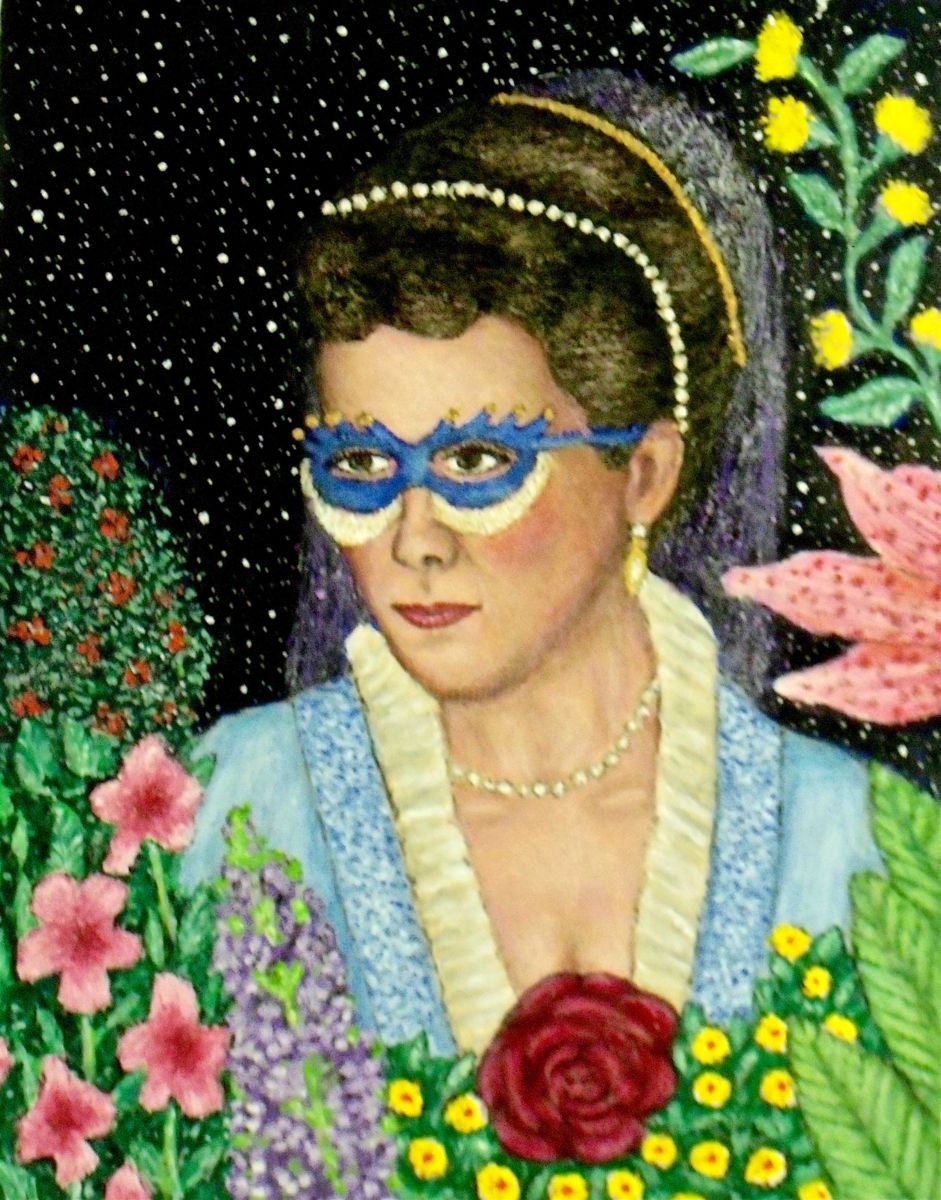 941x1200 Masked Diva - Diva Painting