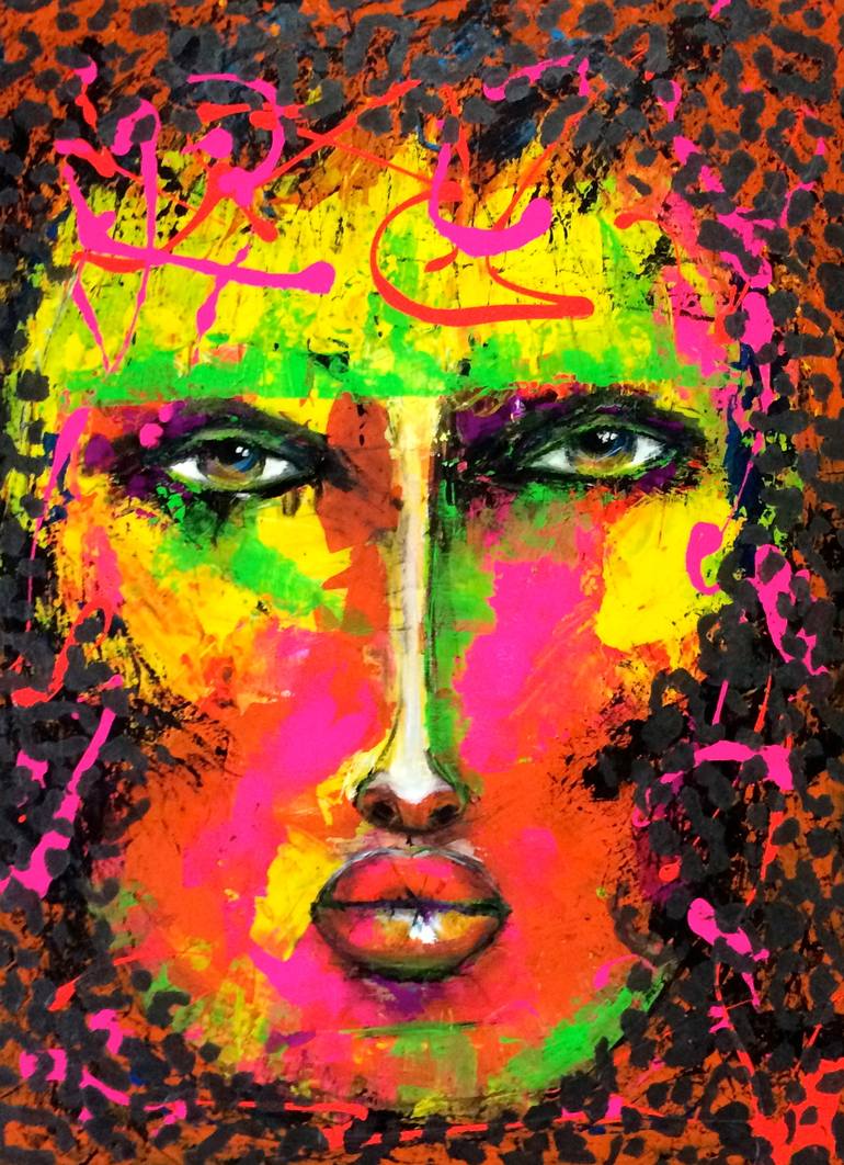 770x1062 Saatchi Art Diva Painting By Lena Luckey - Diva Painting
