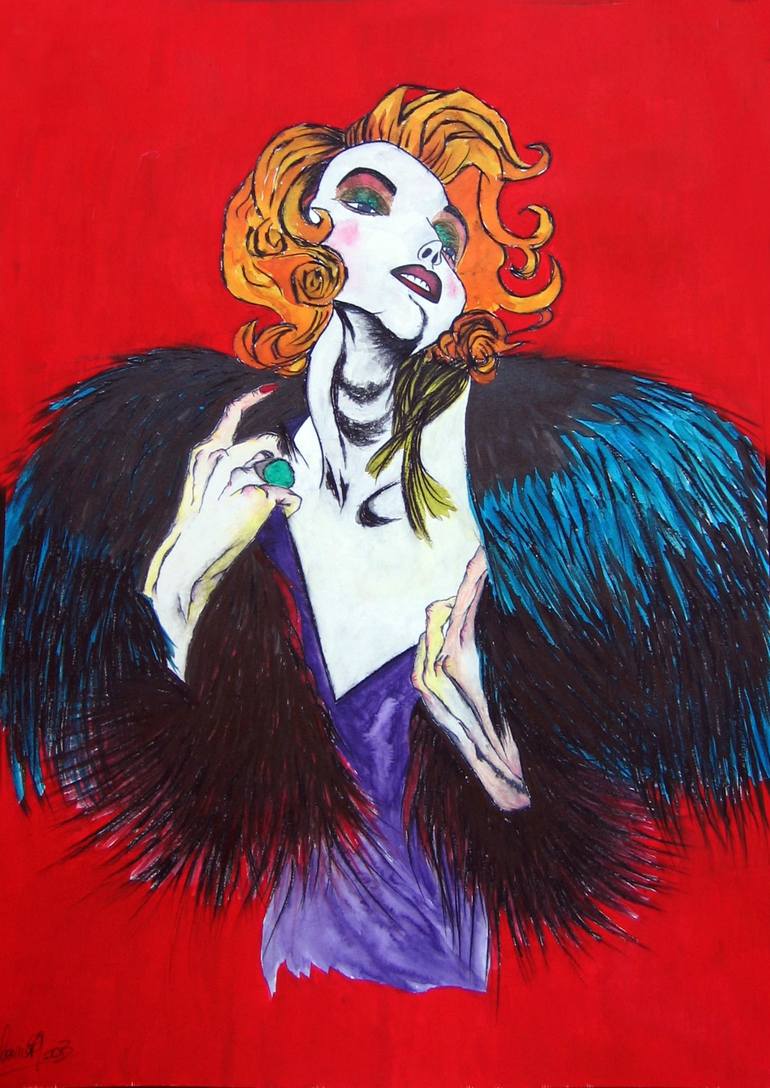 770x1088 Saatchi Art Diva Painting By Corina Rodriguez Anievas - Diva Painting