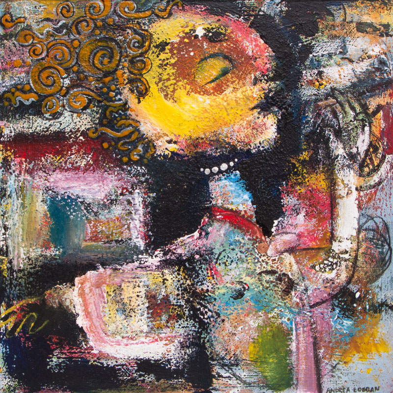 800x800 Smoking Diva - Diva Painting