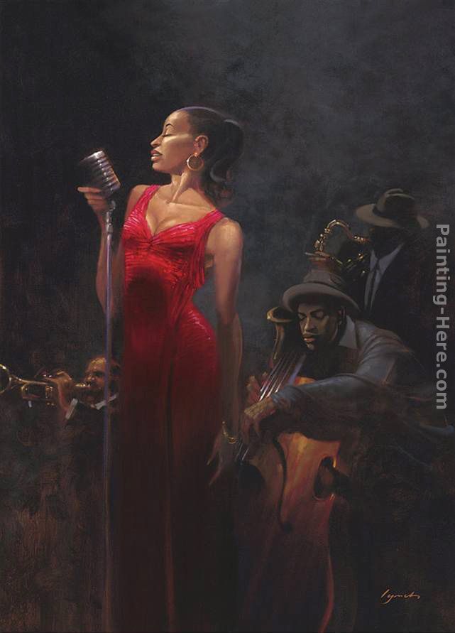 641x891 Brent Lynch Garnet Diva Painting Anysize 50% Off - Diva Painting