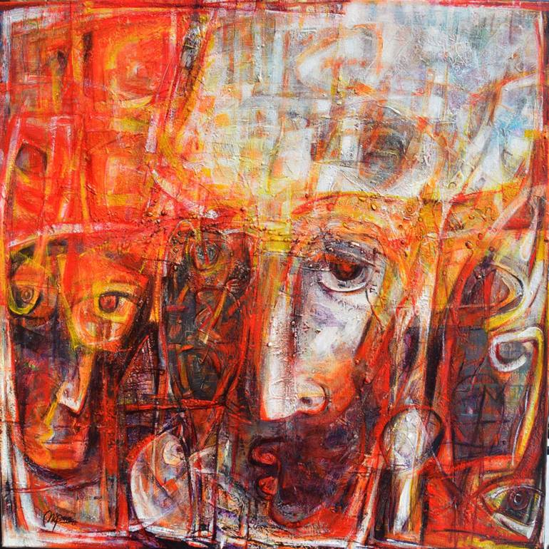 770x770 Saatchi Art Diversity Painting By Nipun Manda - Diversity Painting