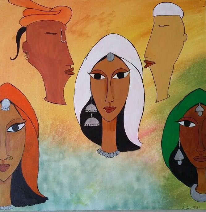 667x686 Buy Unity In Diversity Handmade Painting By Vaishali Patil. Code - Diversity Painting