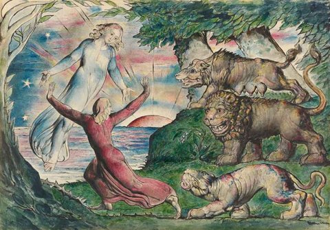 480x335 William Blake's Illustrations To Dante's Divine Comedy Look - Divine Comedy Painting