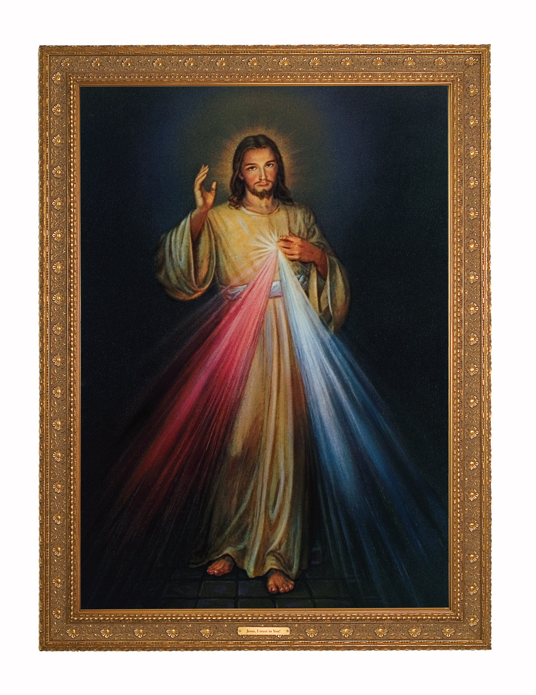 1081x1400 Divine Mercy Picture From Mckay Church Goods - Divine Mercy Original Painting