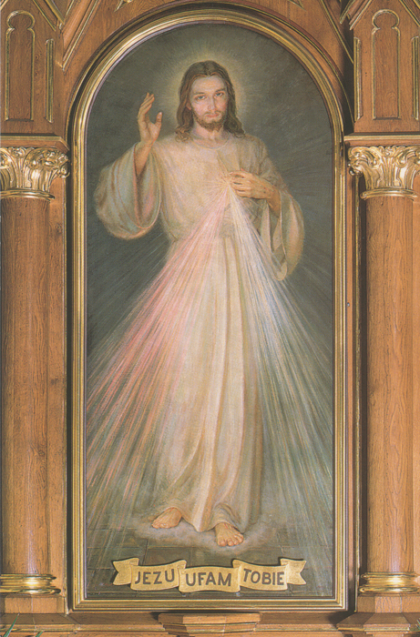 461x700 Our Lady Of Mt. Carmel Church - Divine Mercy Original Painting
