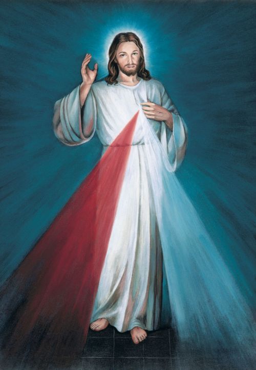 500x724 Why So Many Images Which One Is Best The Divine Mercy Message - Divine Mercy Original Painting