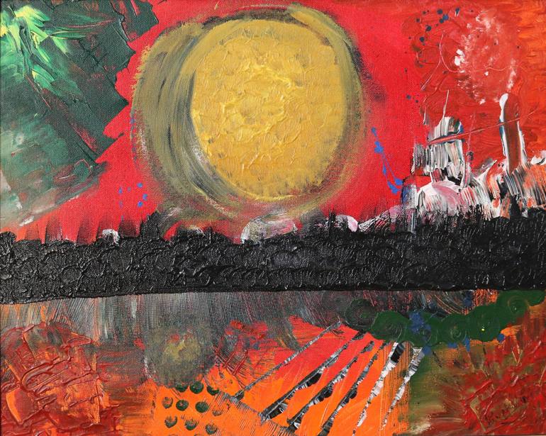 770x615 Saatchi Art Glimmer Of Divine Painting By Himakshi Ratti - Divine Painting