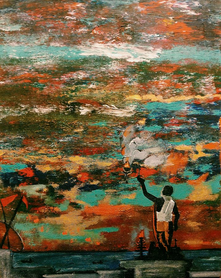 715x900 The Divine Painting By Artist Nishant Mishra - Divine Painting