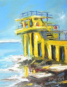 230x300 Diving Board Paintings - Diving Board Painting