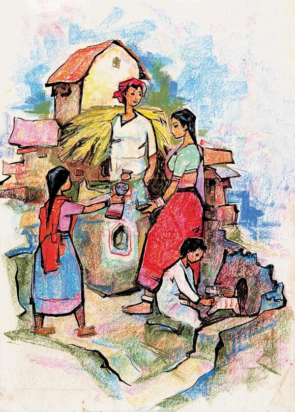 600x837 Popular Work - Diwali Painting