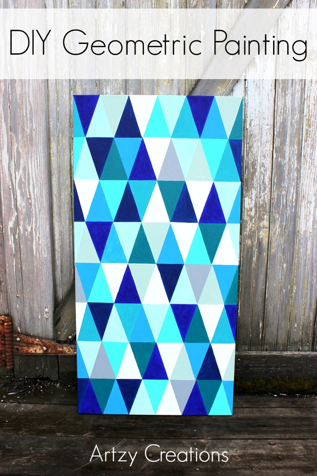 650x975 Diy Geometric Painting - Diy Painting