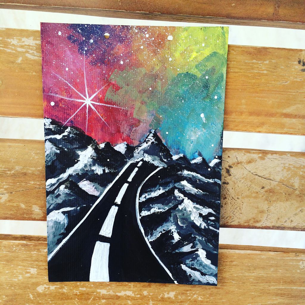 1024x1024 Diy Painting On Black Canvas - Diy Painting