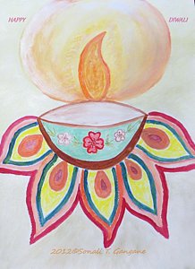 218x300 Diya Paintings Pixels - Diya Painting