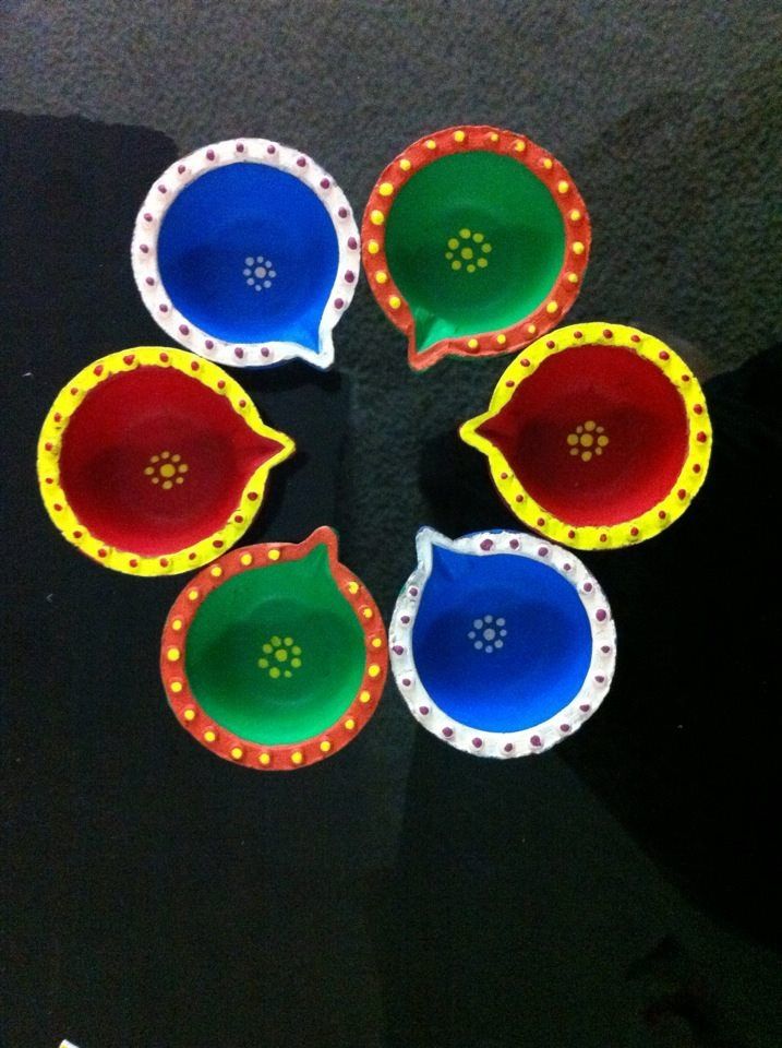 717x960 Diya Painting Creations! Diwali, Paintings - Diya Painting