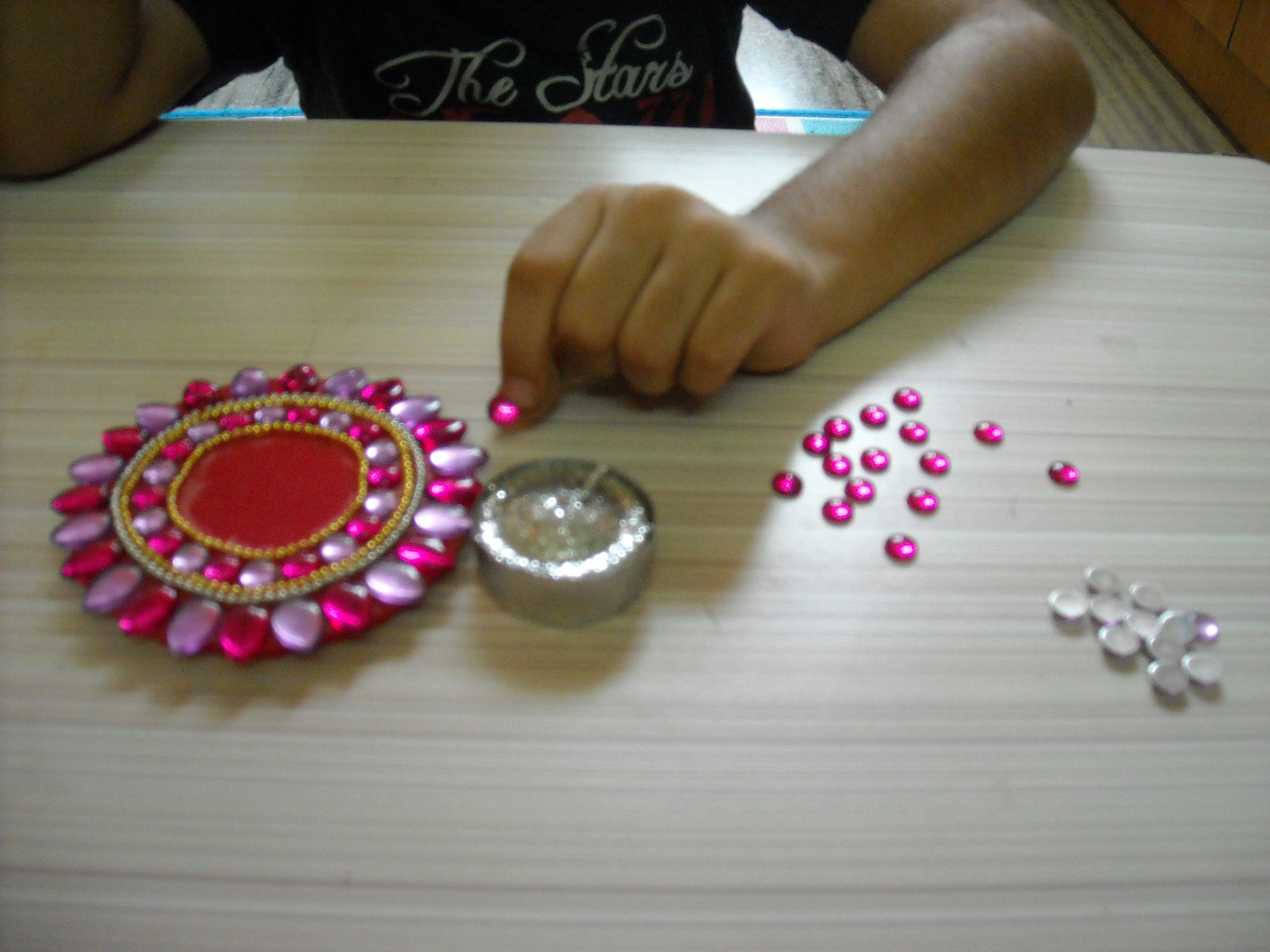 3264x2448 Craft Diwali Diya Juhu Pre Primary Art Craft Phonics - Diya Painting