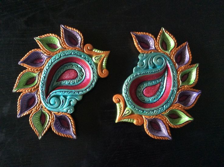 Diya Painting For Diwali at PaintingValley.com | Explore collection of ...