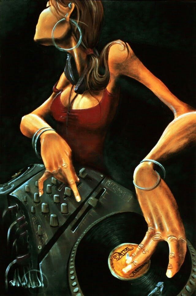 640x966 Dj Jewel By David Garibaldi Framed Painting Print Dj, Hip Hop - Dj Painting