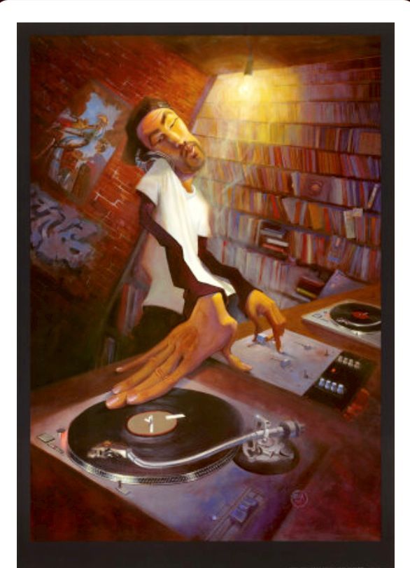 586x810 Djs Painting Djs Dj - Dj Painting