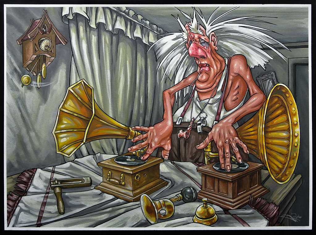 1024x763 Oldschool Dj - Dj Painting